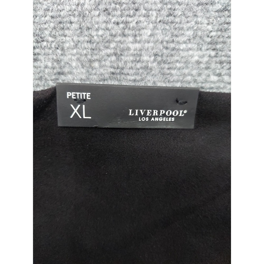 Liverpool Pants Women XL Petite Black Pearl Flare Soft Pull On Stretch High Rise - Picture 6 of 13